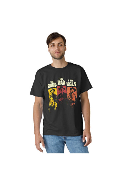 Texclusive The Good the Bad the Ugly Tshirt Good Bad Ugly T-Shirt Black Unisex