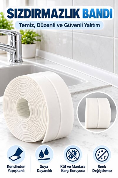 wappa Su Sızdırmaz Geçirmez Bant Lavabo Küvet Kenar Bandı Küvet Duş Kenar Bandı