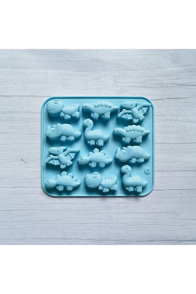 Choice 012blue 3D Dinosaur Silicone Fondant Chocolate Candy Mould Biscuit Cak...