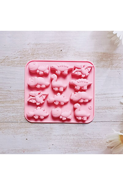 Choice 011pink 3D Dinosaur Silicone Fondant Chocolate Candy Mould Biscuit Cak...