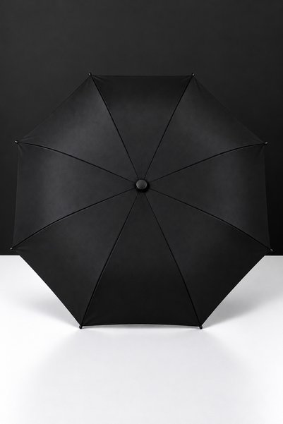 Rota 8 Telli Fiber Tam Otomatik Özel Çantalı Kılıflı Kapsül Şemsiye TR 'de İlk - RT-3080 - Siyah