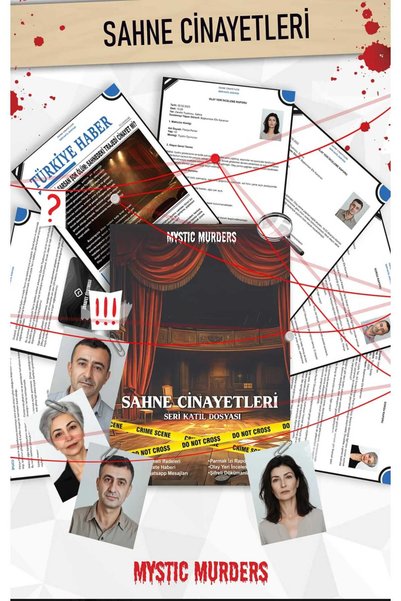 Armastr Dedektiflik Cinayet Çözme Oyunu Mystic Murders Sahne Cinayetleri Seri...