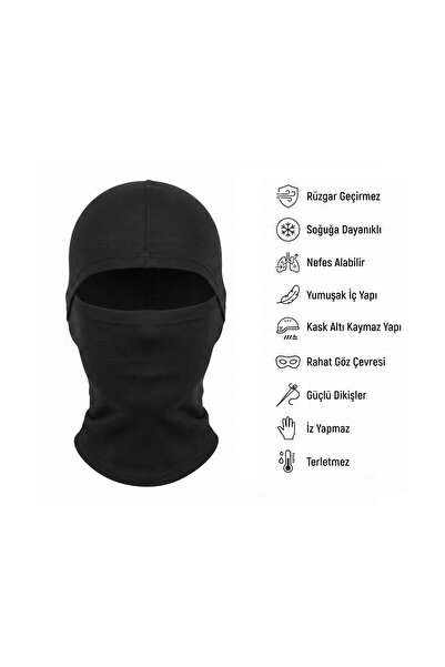 Oskar Termal Kar Yüz Maskesi Balaklava Pamuklu Unisex