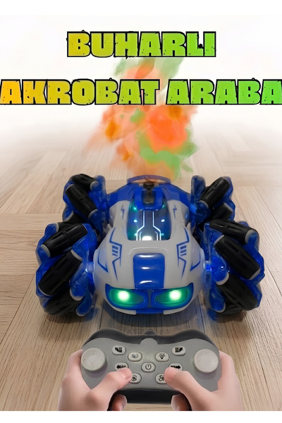 Boratila Toys 2.4Ghz Uzaktan Kumandalı Full Fonksiyon Sesli Işıklı Type-c Şar...