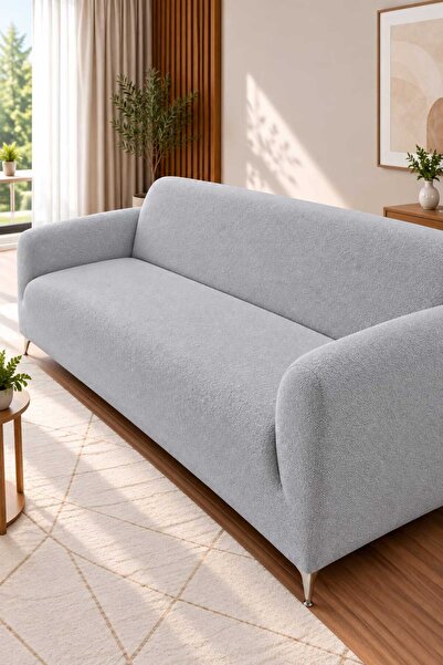 BASHTUGH TİCARET 3-Seater Bohemian Sofa Cover High Quality Single Piece Couch...