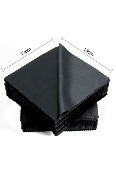 Choice Black eyeglass cloth 20pcs/lot Black Microfiber Cycling Sunglasses Eye...
