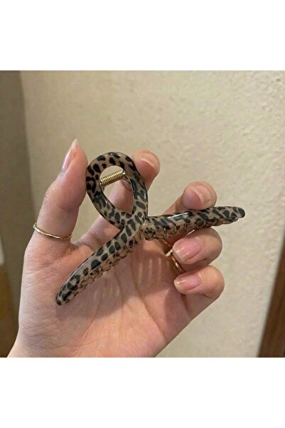 MutluBiDünya Leopar Desenli Büyük Boy Mandal Toka