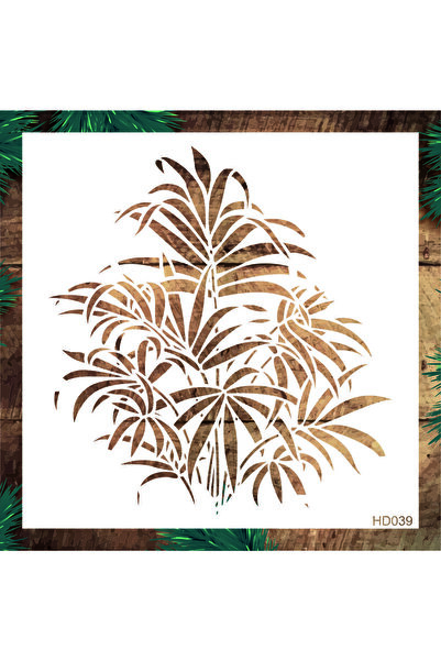 STENCİLTASARIM Stencil Design Hd039 - Decorative Wall And Item Painting Templ...