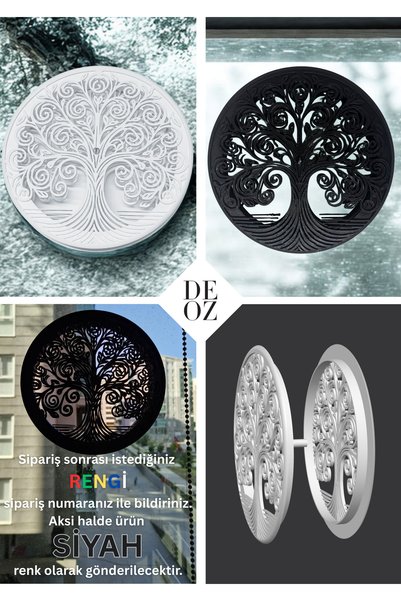 DEOZ3D Natural Gas and Ventilation Grille Cover – Tree of Life Pattern