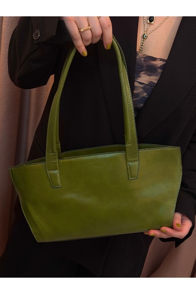 Remy Bags Yağ Yeşili Baget Omuz Çantası