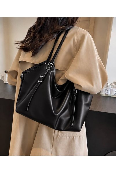 ESTUTE Women's Zipper Soft Tote Shoulder Bag, Casual Large Capacity Hand Bag ...