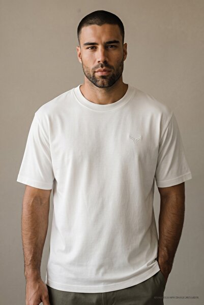 Maccali Ανδρικό μπλουζάκι Trend Crew Neck Basic Λευκό