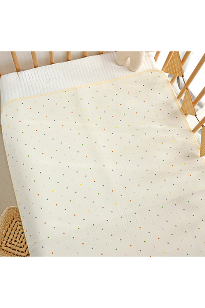 Choice Colored Dots Cotton Baby Diaper Changing Mat Washable Large Size Diape...