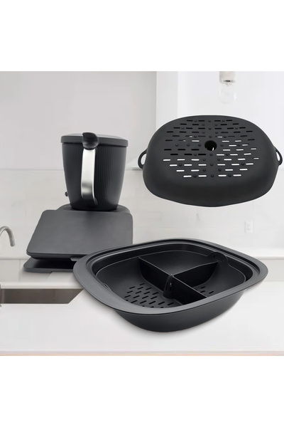 Choice Compatible with Thermomix TM7 Silicone Steamer Insert – Divided Tray w...