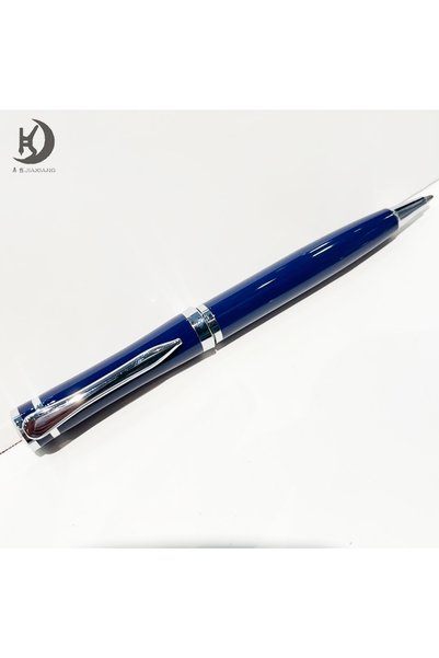 Choice Blue blue ink 3035 Yellow Fancy Smooth Writing Metal Twist Action Busi...