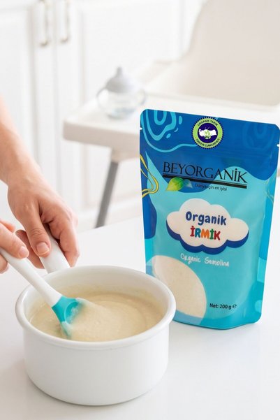 BEYORGANİK Organik İrmik 200gr (PESTİSİT VE AFLATOKSİN ANALİZLİ)