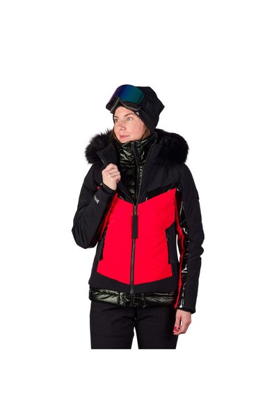 NORTHFINDER BU-63431SNW women's ski premium jacket Dermizax™EV KALEY1, Rosu