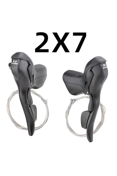 Choice 2x7 Speed MicroNEW Road Bike Bicycle Shifter 2*10 Speed For 22.2-23.8m...