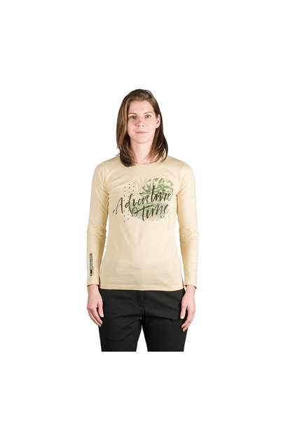 NORTHFINDER Tricou de damă din bumbac TR-6027OR DIYA alb-crem