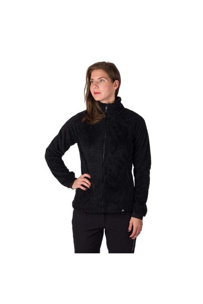 NORTHFINDER MI-4956OR pulover activ din fleece pentru femei LOURDE, Negru