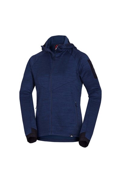 NORTHFINDER DAMMASTOCK – bluză fleece de drumeție pentru bărbați, melangeblue
