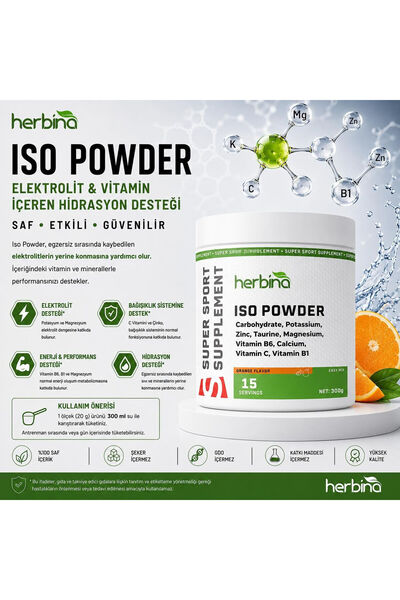 Herbina Iso Powder 300 Gr 15 Servings