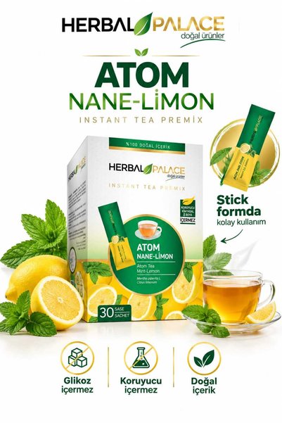 Herbal Palace أتم نان بنكهة النعناع والليمون و30 قطعة من الفوارغ