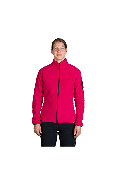 NORTHFINDER SIROKA – bluză fleece de drumeție pentru femei cu Polartec®, cireș