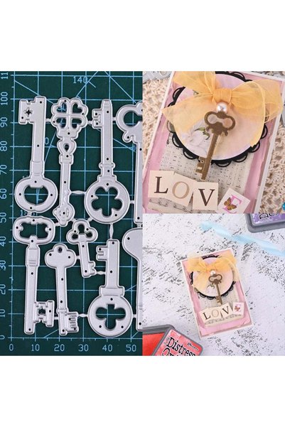 Choice Keys Metal Cutting Dies Stencil Scrapbooking DIY Album Stamp Paper Car...