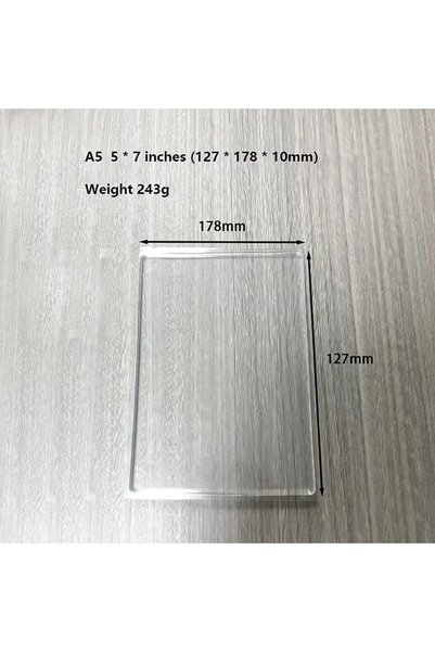 Choice A5 New Transparent Gel Printing Plate Silicone Gel Press Monoprinting ...