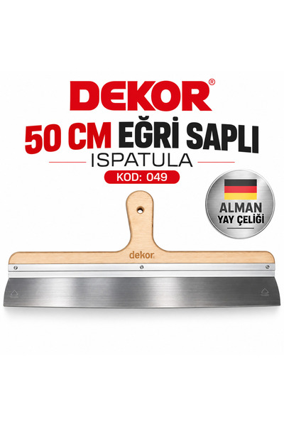Dekor 50 Cm Eğri Saplı Ispatula KOD: 049