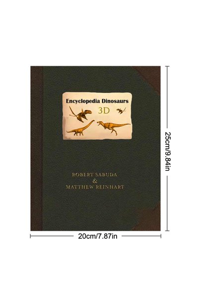 Choice 1pc 3D Encyclopedia Prehistorica Dinosaurs Folding Up Interest Dinosau...
