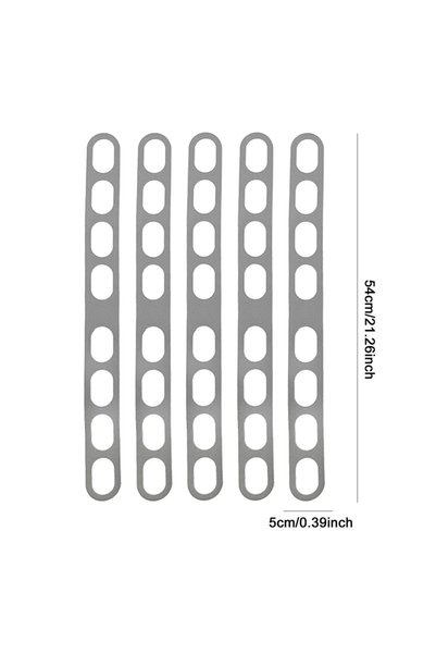 Choice10 1PC Grey 54cm Reusable Silicone Elastic Band Lid Straps for Pot Lid ...