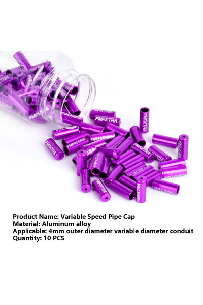 Choice Purple 4mm 10PCS 10PCS Mountain Road Bicycle Brake Shifting Cable Hous...