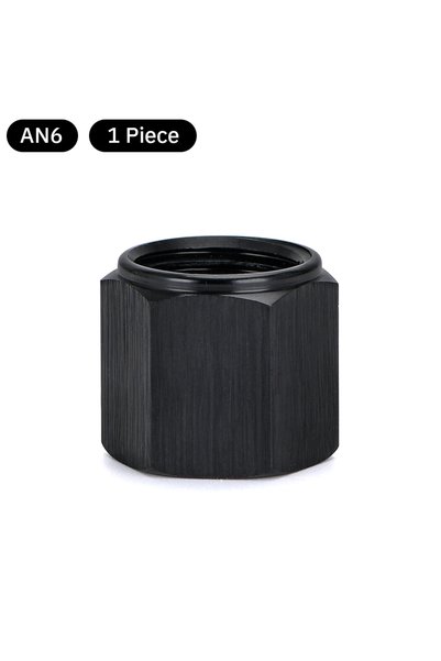 Choice AN6 Aluminum AN6 AN8 AN10 Adapter Female Flare End Cap Plug Tube Nut 6...