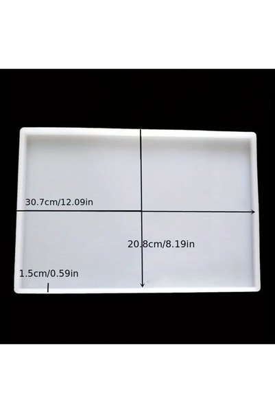 Choice 02 1pc Thicken Large Size Rectangular Square Mold Epoxy Resin Casting ...