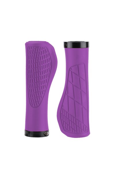 Choice M1 Purple Grip Bicycle grips MTB Cuffs Lock on Mountain Bike Handlebar...