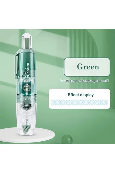 Choice6 شريط لاصق مزدوج الجوانب بنقاط لطيفة، أخضر-1 WQN-1PC، قابل للسحب، للأط...