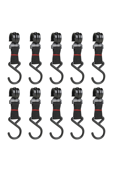 Choice 10pcs 5/10pcs Outdoor Camping Moveable Hooks Detachable S-Shaped Hooks...