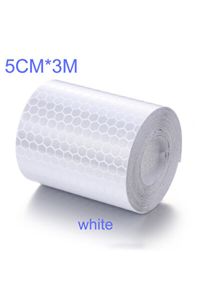 Choice 3M White 3M/1M Car Reflective Tape Auto Safety Warning Sticker Reflect...