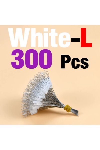 Choice أبيض L MNFT 300 قطعة/حزمة من سدادات خيط صيد السيليكون على شكل فاصولياء...