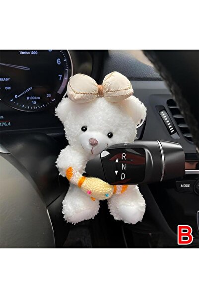 Choice B Pilot Bear Used for Car Gear Shift Decoration Cute Turn Signal Dolls...