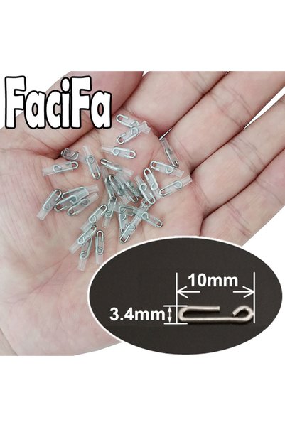Choice transparent 10mm 100 pieces Enganche Rapido Fast Fishing Snaps enchufe...