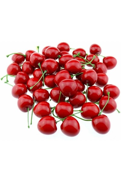 Choice3 10 قطع (5/10 قطع) من الكرز الاصطناعي، نموذج فاكهة مزيفة لتزيين الكيك،...
