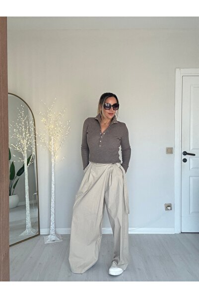 ms perry بنطلون وراب من قماش الباراشوت (مقاس كامل)