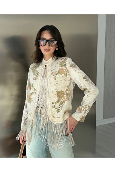 My Blog Green Tassel Jacket - 9835