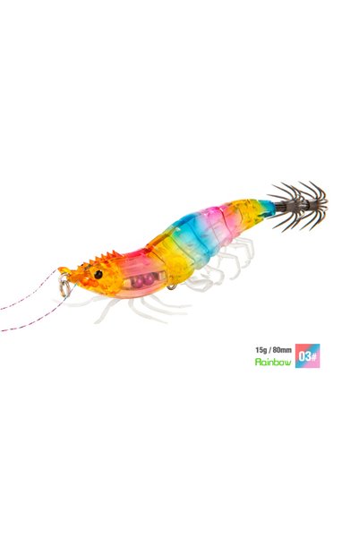 Choice 3 15g Squid Jig Slow Sinking Cuttlefish Egi Lure Artificial Calamar Oc...