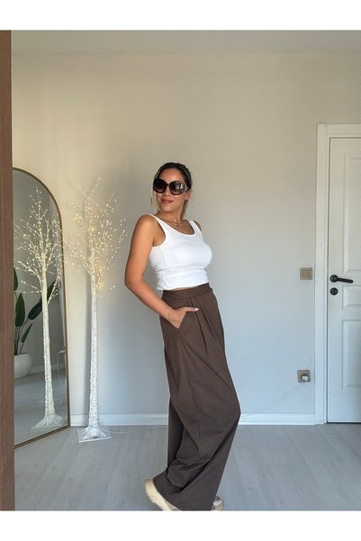 ms perry بنطلون وراب من قماش الباراشوت (مقاس كامل)