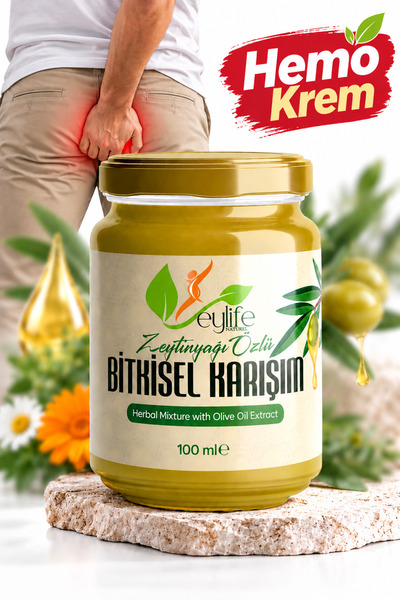 eylife naturel Zeytin Yağı Özlü Bitkisel Karışım Kremi 100 ML