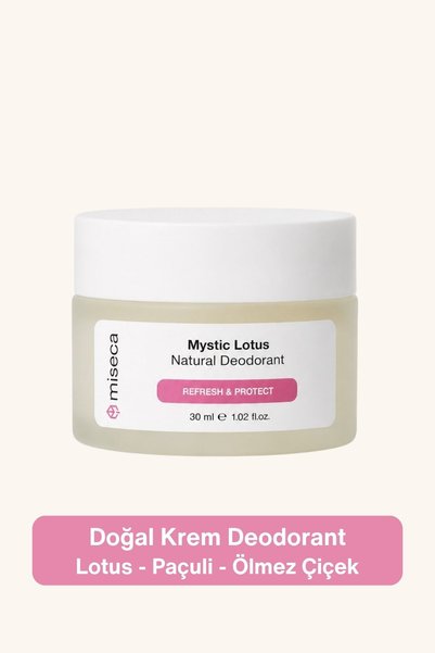 miseca Doğal Krem Deodorant Mystic Lotus 30 ml | Lotus, Paçuli, Akgünlük